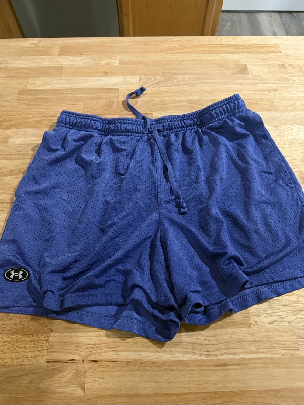 Under Armour Women’s Royal Blue Mesh Athletic Shorts